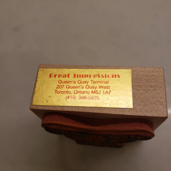 Great Impressions Teddy Bear Rubber Stamp - Picture 2 of 4